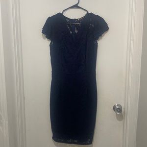 Women’s navy blue dress